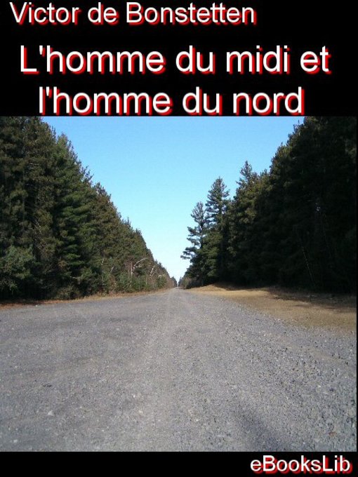 Title details for L'homme du midi et l'homme du nord by Victor de Bonstetten - Available